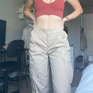 khaki cargo pants
